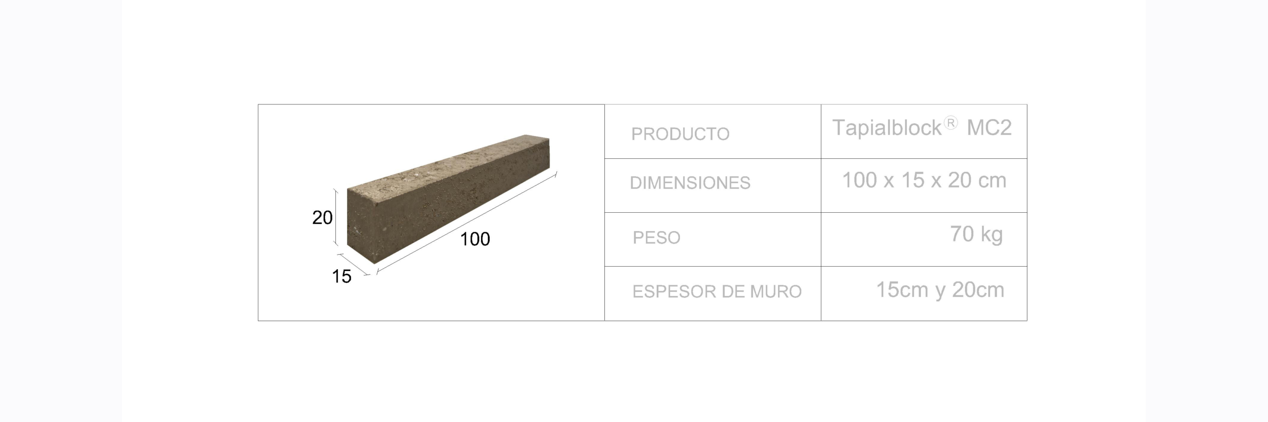 Tapialblock® MC2 - Fetdeterra Tapialblock® MC2 - Fetdeterra
